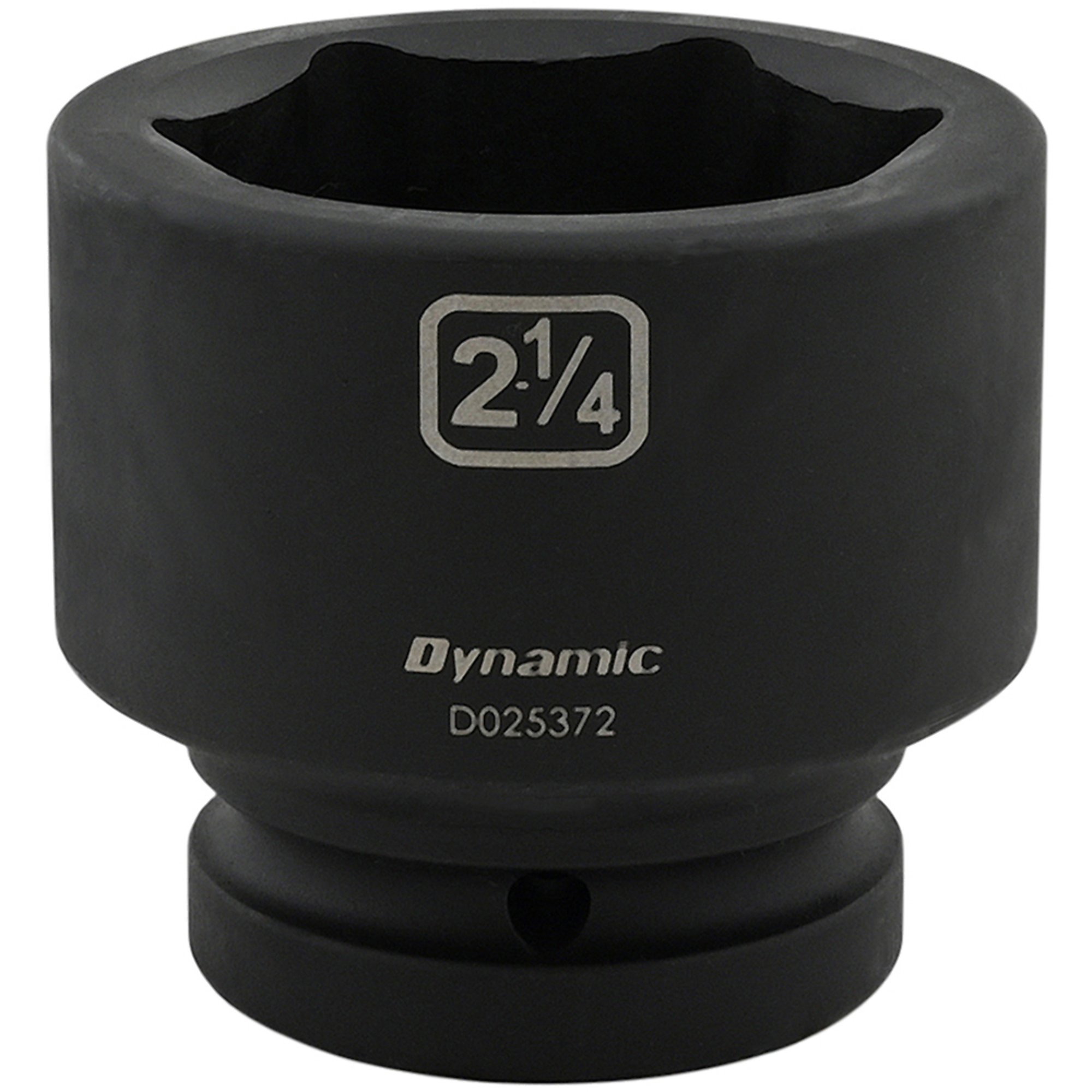 Dynamic Tools 2-1/4'' X 1" Drive, 6 Point Standard Length, Impact Socket